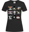 Женская футболка One piece мітки Черный фото
