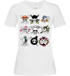 Женская футболка One piece мітки Белый фото