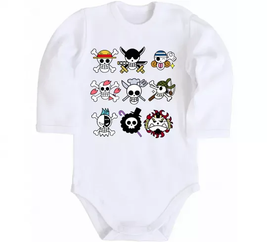 Дитячий бодік One piece мітки Білий фото