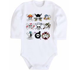 Дитячий бодік One piece мітки Дитячий бодік One piece мітки