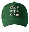 Кепка One piece мітки Темно-зелений фото