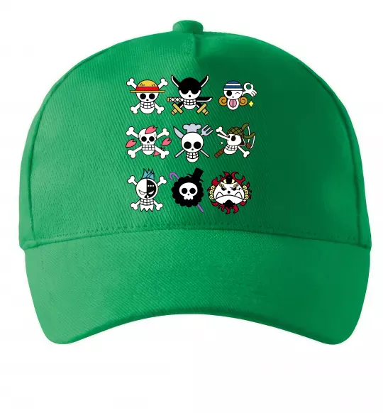 Кепка One piece мітки Зелений фото