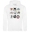 Женская толстовка (худи) One piece мітки Белый фото