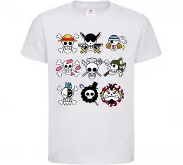 Детская футболка One piece мітки Белый фото