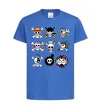 Детская футболка One piece мітки Ярко-синий фото