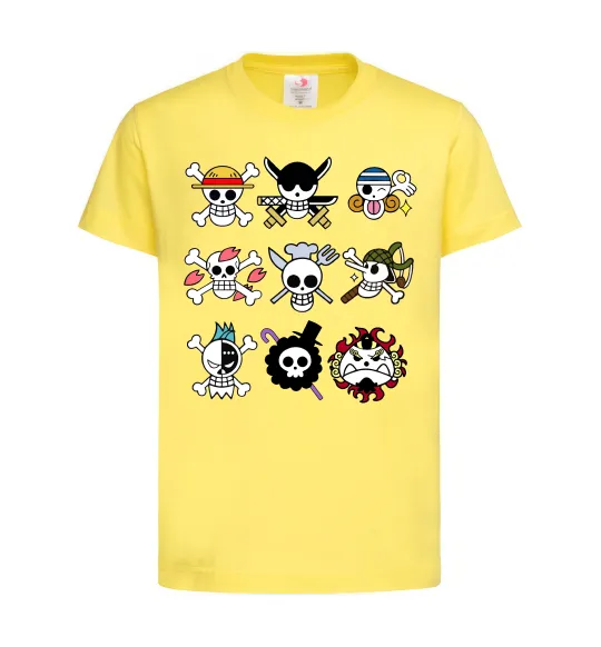Детская футболка One piece мітки Лимонный фото