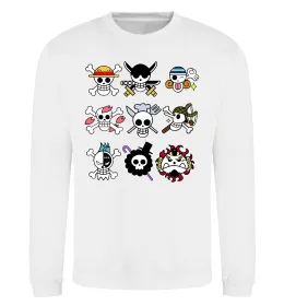 Свитшот One piece мітки Белый фото