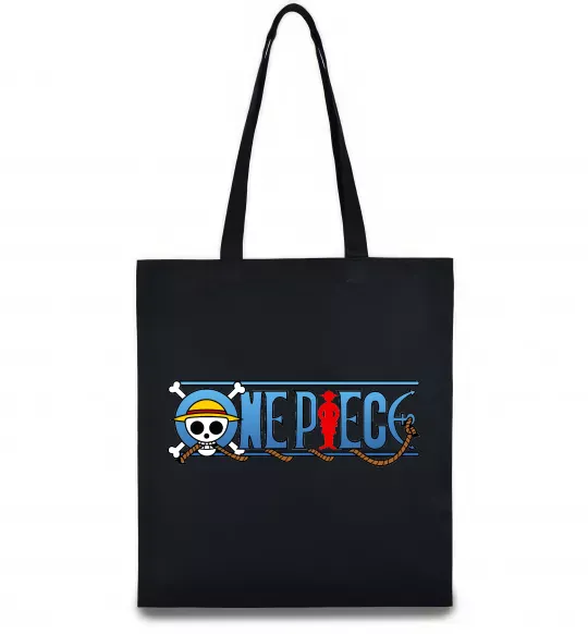 Эко-сумка One piece лого Черный фото