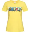 Женская футболка One piece лого Лимонный фото