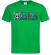 Мужская футболка One piece лого Зеленый фото