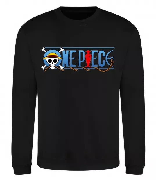 Свитшот One piece лого Черный фото