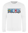 Свитшот One piece лого Белый фото