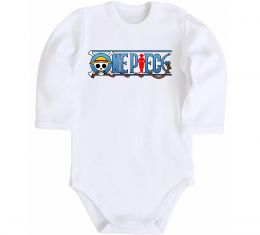 Дитячий бодік One piece лого