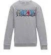 Детский Свитшот One piece лого Серый меланж фото