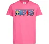 Детская футболка One piece лого Ярко-розовый фото
