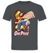 Мужская футболка Luffy punch Графит фото