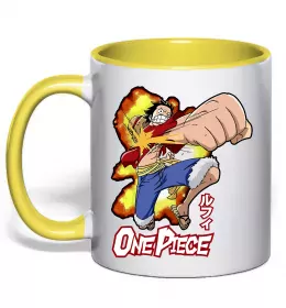 Чашка с цветной ручкой