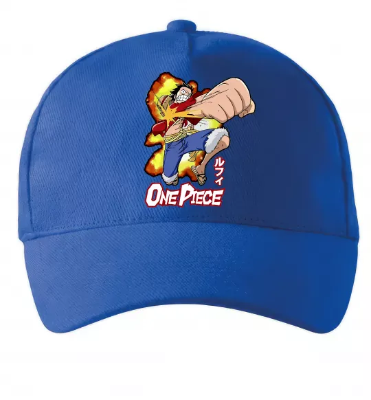 Кепка Luffy punch Яскраво-синій фото