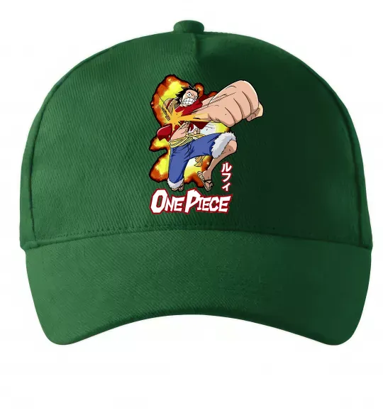 Кепка Luffy punch Темно-зелений фото