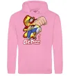 Женская толстовка (худи) Luffy punch Розовый фото