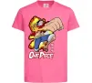 Дитяча футболка Luffy punch Яскраво-рожевий фото