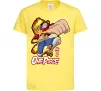 Дитяча футболка Luffy punch Лимонний фото