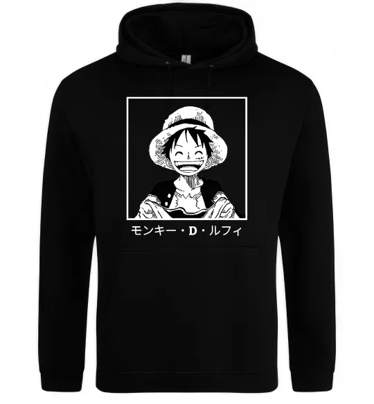 Женская толстовка (худи) Monkey D. Luffy Черный фото