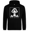 Женская толстовка (худи) Monkey D. Luffy Черный Женская толстовка (худи) Monkey D. Luffy Черный фото