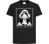 Дитяча футболка Monkey D. Luffy Чорний фото
