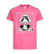Детская футболка Monkey D. Luffy Ярко-розовый фото