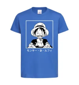Детская футболка Monkey D. Luffy Ярко-синий фото