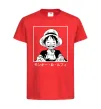 Детская футболка Monkey D. Luffy Красный фото