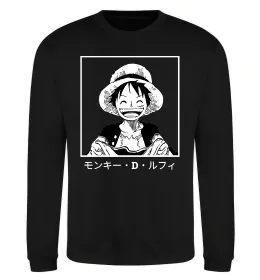 Свитшот Monkey D. Luffy Черный фото