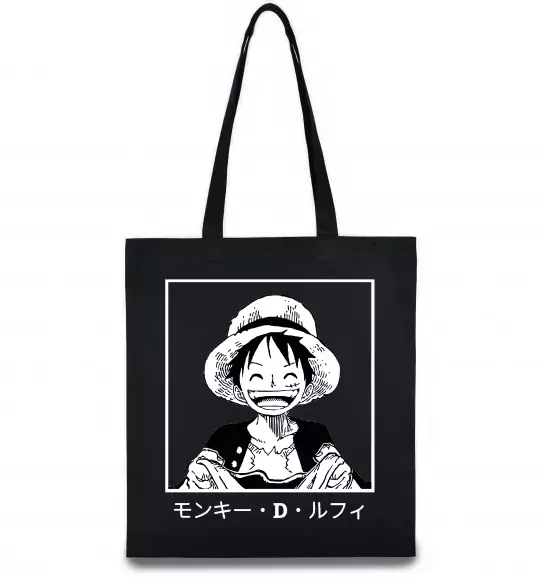 Еко-сумка Monkey D. Luffy Чорний фото