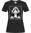 Женская футболка Monkey D. Luffy Черный фото