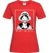 Женская футболка Monkey D. Luffy Красный фото