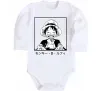 Детский боди Monkey D. Luffy Белый фото