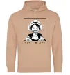Женская толстовка (худи) Monkey D. Luffy Песочный Женская толстовка (худи) Monkey D. Luffy Песочный фото