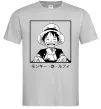 Мужская футболка Monkey D. Luffy Серый Мужская футболка Monkey D. Luffy Серый фото