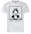 Мужская футболка Monkey D. Luffy Белый Мужская футболка Monkey D. Luffy Белый фото