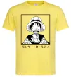 Мужская футболка Monkey D. Luffy Лимонный Мужская футболка Monkey D. Luffy Лимонный фото