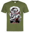 Мужская футболка Luffy Оливковый Мужская футболка Luffy Оливковый фото