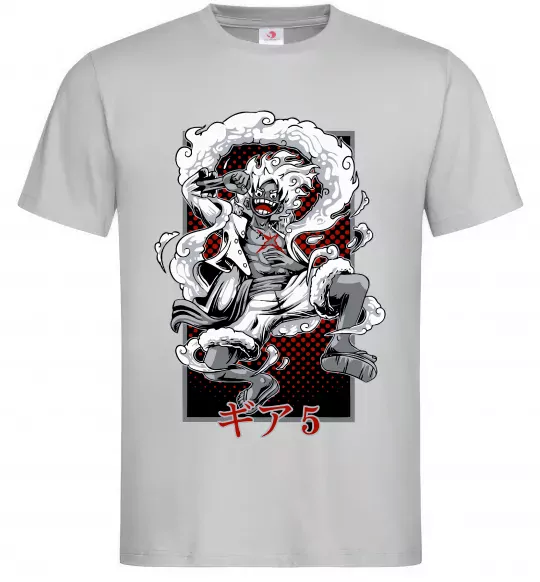 Мужская футболка Luffy Серый фото