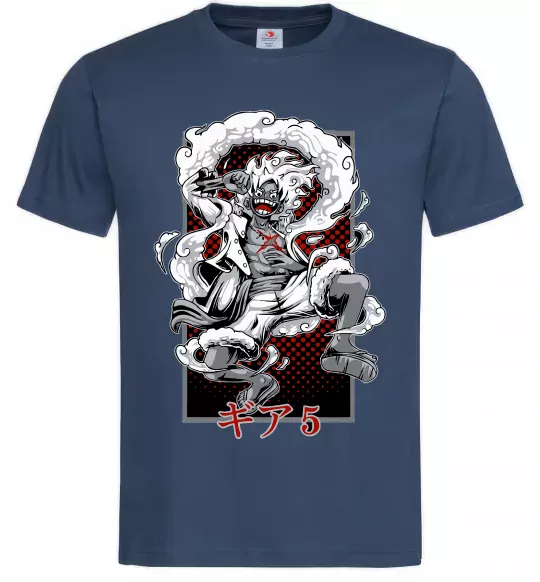 Мужская футболка Luffy Темно-синий фото