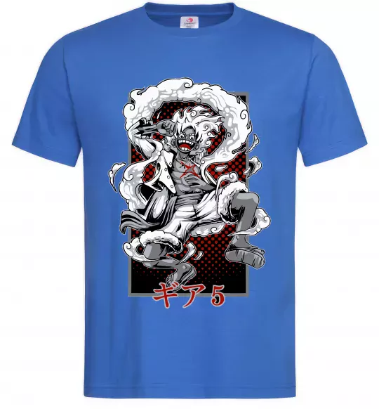 Мужская футболка Luffy Ярко-синий фото