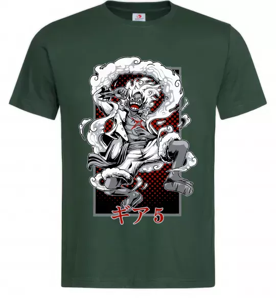 Мужская футболка Luffy Темно-зеленый фото