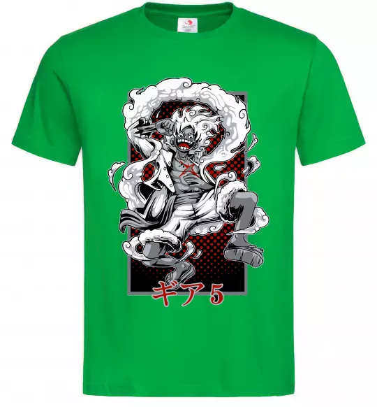 Мужская футболка Luffy Зеленый фото