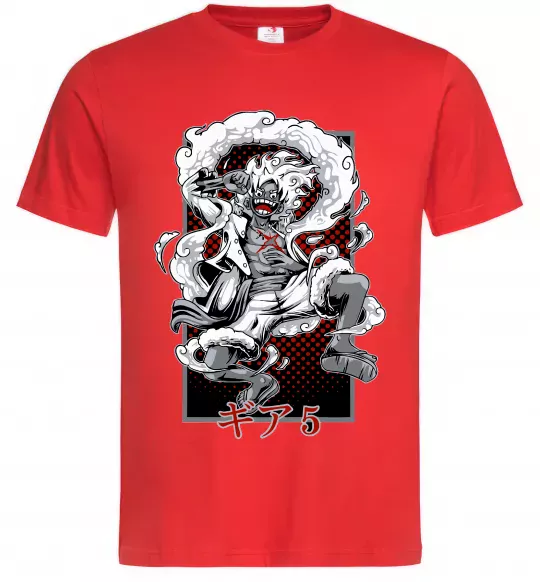 Мужская футболка Luffy Красный фото