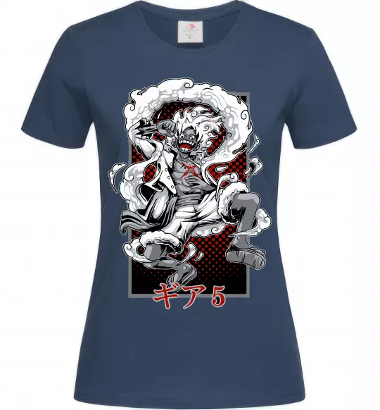 Жіноча футболка Luffy Темно-синій фото
