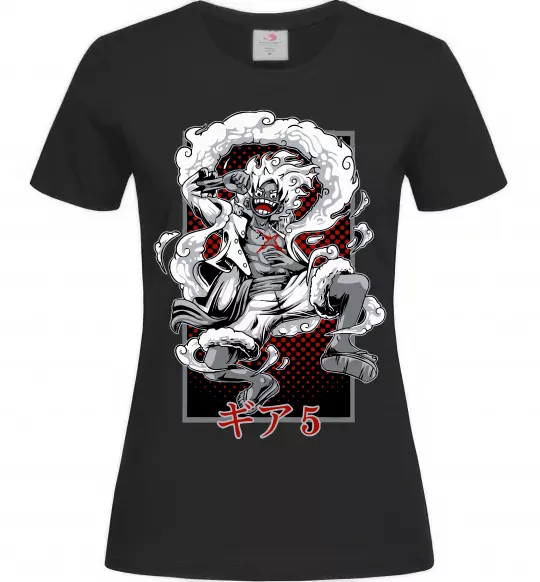 Жіноча футболка Luffy Чорний фото